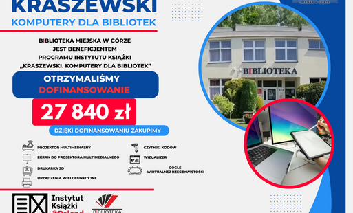 Zdjęcie do NOWY SPRZĘT KOMPUTEROWY DLA BIBLIOTEKI&nbsp;