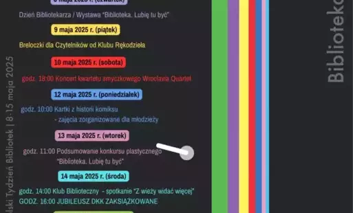 Zdjęcie do TYDZIEŃ BIBLIOTEK Z BIBLIOTEKĄ MIEJSKĄ W G&Oacute;RZE