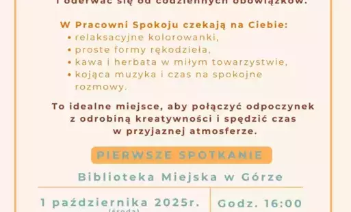 Zdjęcie do PRACOWNIA SPOKOJU&nbsp;