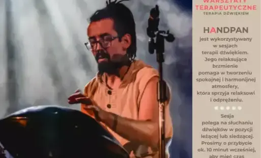 Zdjęcie do ZAPRASZAMY NA WARSZTATY TERAPEUTYCZNE &ndash; HANDPAN &nbsp;&nbsp;