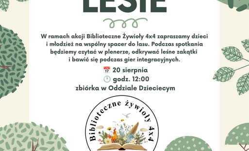Zdjęcie do CZYTANIE W&hellip; LESIE!